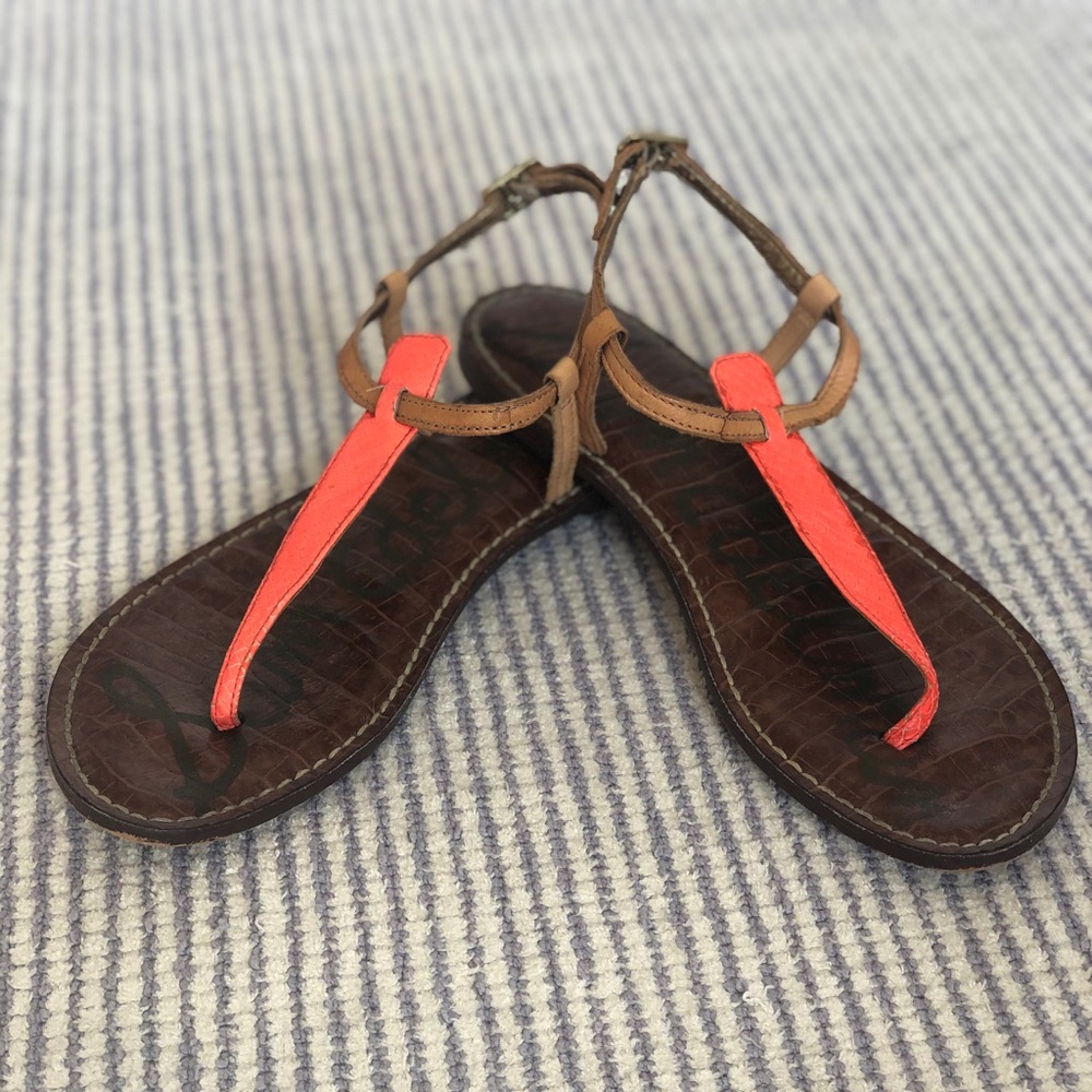 Sam Edelman Gigi Thong Sandal- Size 8-Neon!